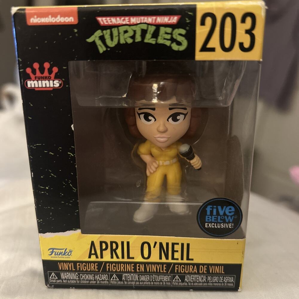 Funko Minis Teenage Mutant Ninja Turtles TMNT April O'Neil Five Below Exclusive